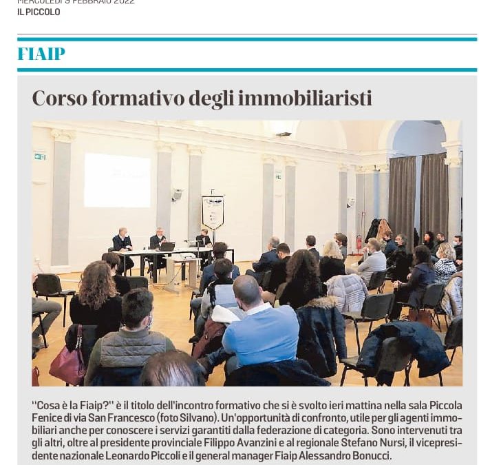 corso Fiaip a Trieste numerosi partecipanti