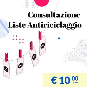Consultazione liste antiriciclaggio