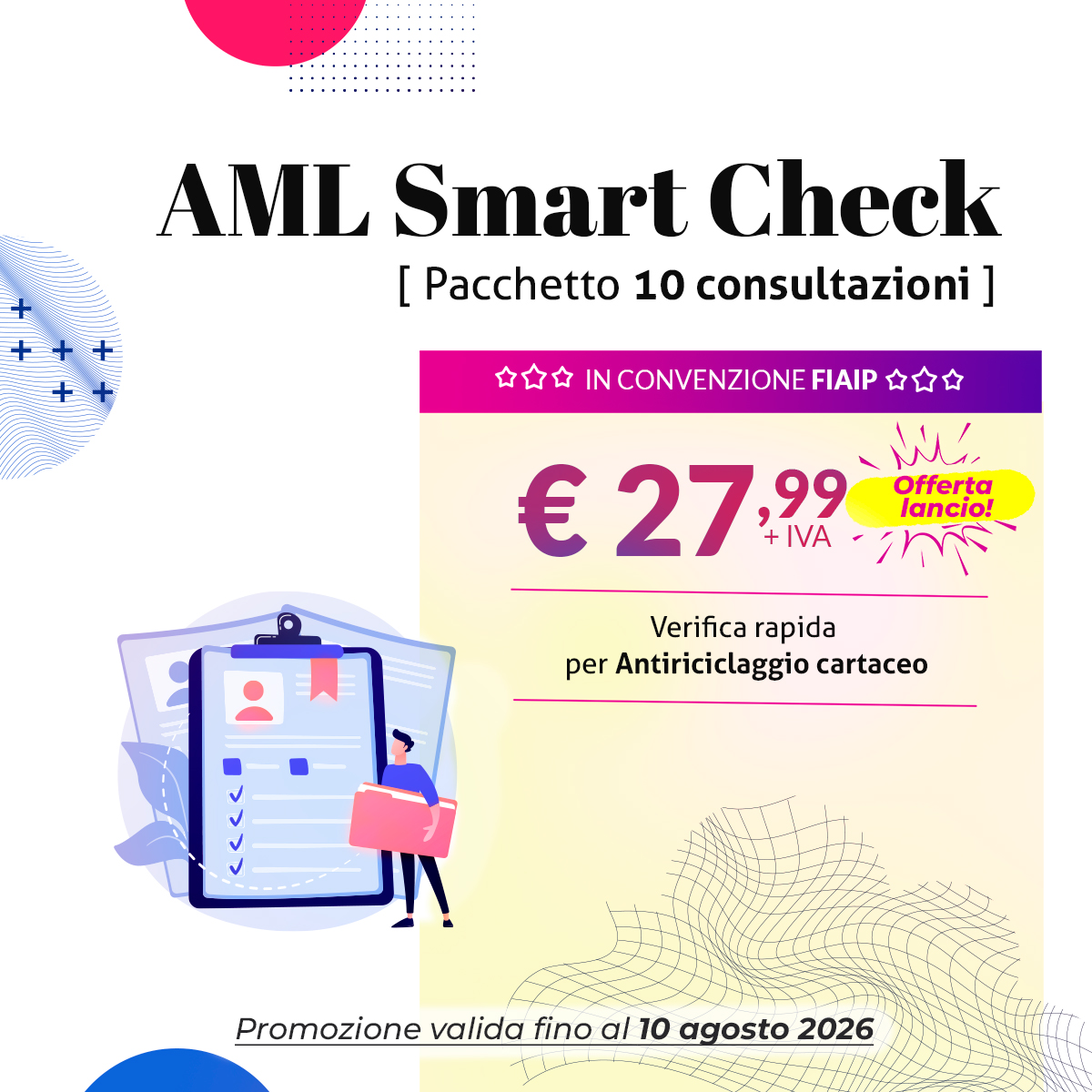 AML SMART CHECK - Pacchetto 10 consultazioni