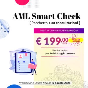 AML SMART CHECK - Pacchetto 100 consultazioni