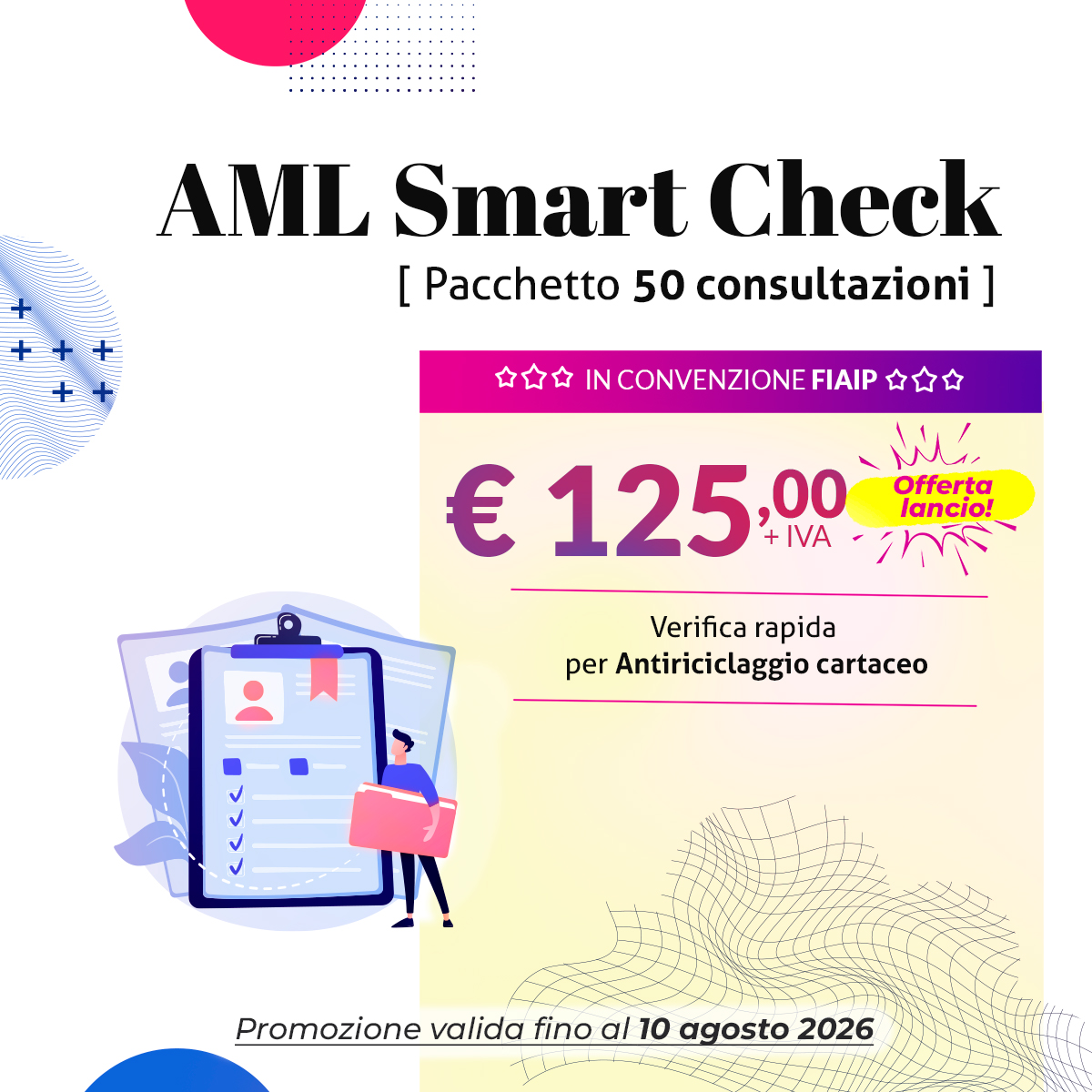 AML SMART CHECK - Pacchetto 50 consultazioni